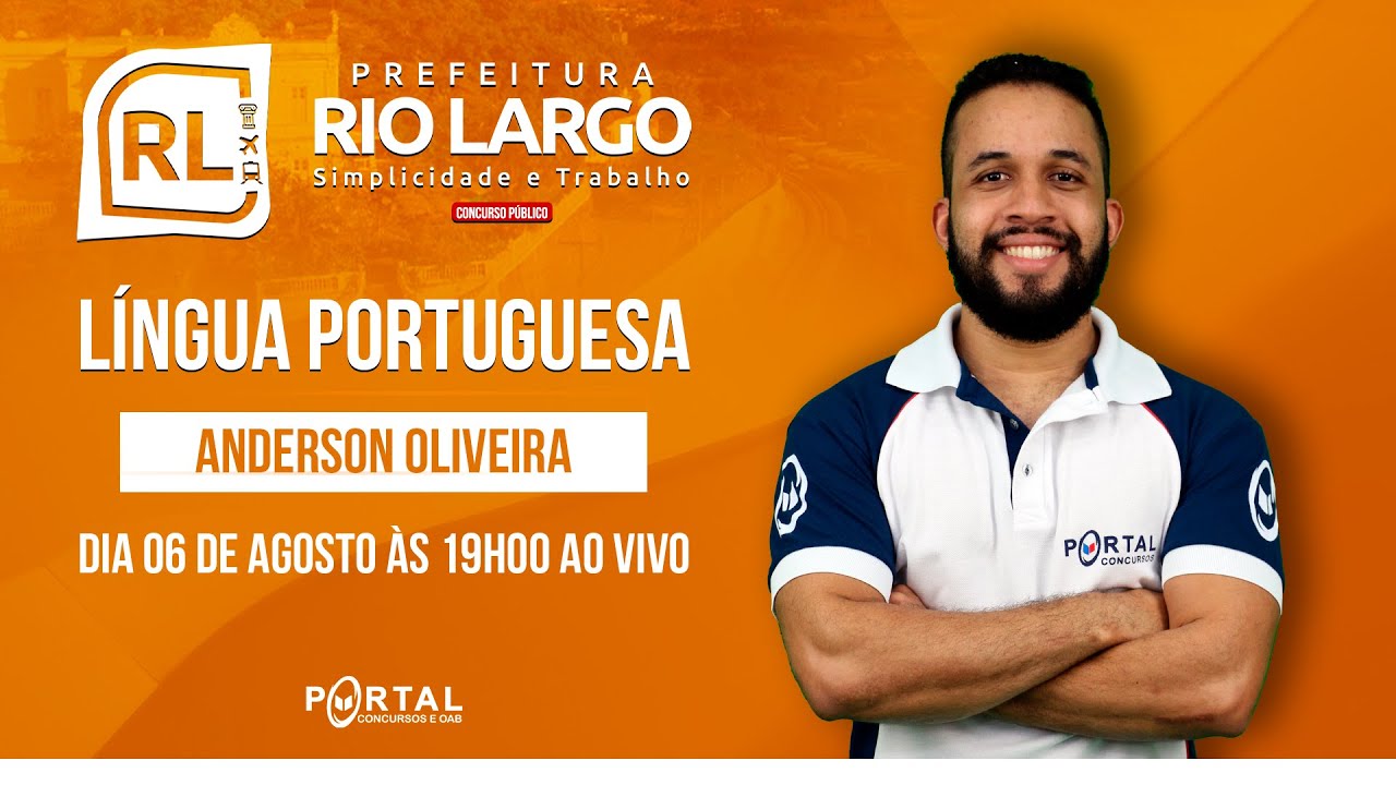 CONCURSO RIO LARGO/AL: LÍNGUA PORTUGUESA @CursosdoPortal