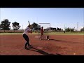 Hitting with camera behind