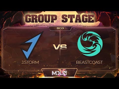 J.Storm vs beastcoast Game 2 - MDL Chengdu Major: Group Stage