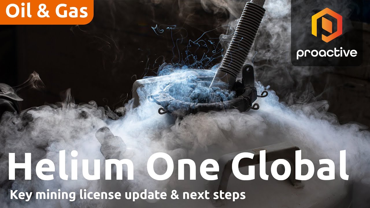 Helium One CEO on historic Tanzania historic licence award; Jackson-31 well flows gas 
