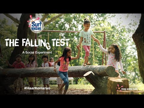 Surf excel: The Falling Test - A Social Experiment