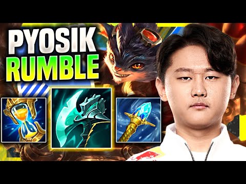 PYOSIK TRIES NEW RUMBLE CHANGES! *BROKEN* - DRX Pyosik Plays Rumble Jungle vs Hecarim! | Season 11