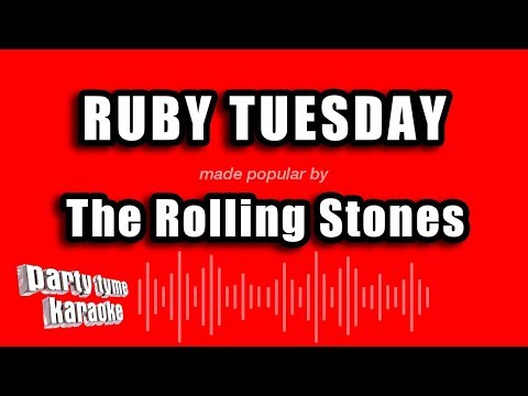 The Rolling Stones - Ruby Tuesday (Karaoke Version)