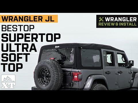 Jeep Wrangler JL 4-Door Bestop Supertop Ultra Soft Top; Black Twill Review & Install
