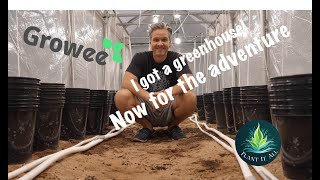 The Growee Greenhouse project pt1 - RDWC in a DIY greenhouse!