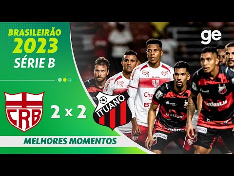 Gols e lances de CRB x Ituano