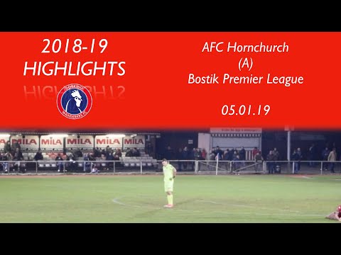 AFC Hornchurch 1-1 Dorking Wanderers | Bostik Premier League | 05.01.19