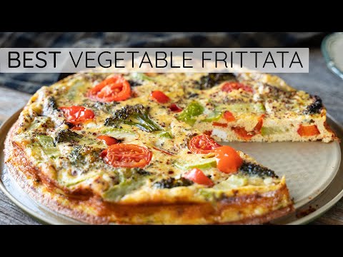 VEGETABLE FRITTATA RECIPE | how to make easy frittata