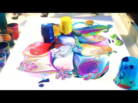 33 Easy painting ideas! Fluid art Acrylic Pouring