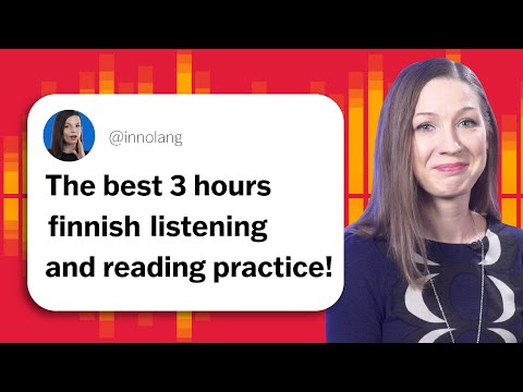 3 Hours of Listening and Reading Practice in Finnish