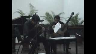 Five Sketches for violin & guitar by R. S. Brindle. Brendan Conway, violin. Iván Trinidad, guitar