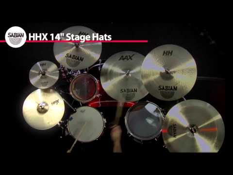 SABIAN 14" HHX Stage Hats Product Video, зображення 1
