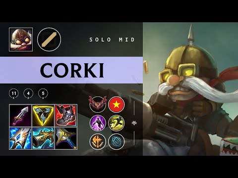 Corki Mid vs Malzahar - VN Grandmaster Patch 25.24