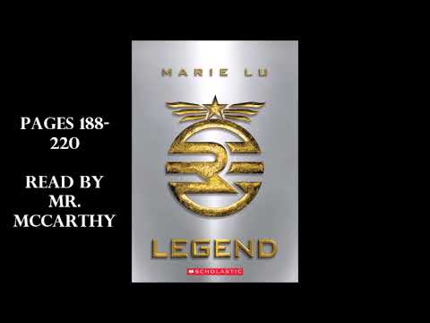 Legend by Marie Lu pages 188 - 220