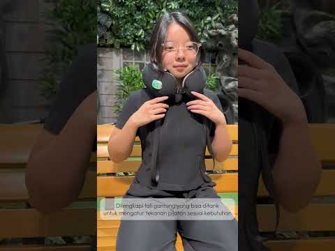 Gambar Lexata Bantal Pijat Leher On The Go - Hitam/Abu-Abu