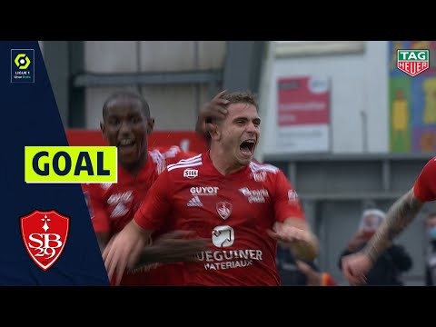 Goal Romain PERRAUD (30' - STADE BRESTOIS 29)  / STADE BRESTOIS 29 - FC LORIENT (3-2) / 2020/2021