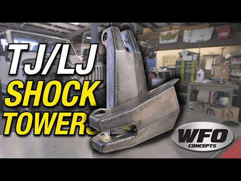 Want Coil Overs on Your LJ/TJ? You Will Need This! | WFO Concepts TJ/LJ Front Coilover Shock Tower