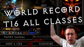 T16 World Record - All Classes Back to Back (Diablo 3 Season 26 Echoing Nightmares)