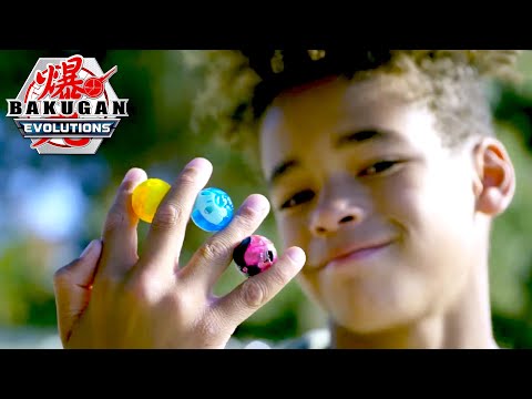 Bakugan Rinkinys figurek Arena walki Geogan Rising video