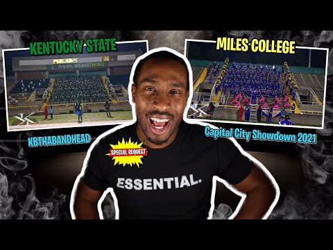 BandHead REACTS to Kentucky State University Vs Miles College | Capital City Showdown (2021)