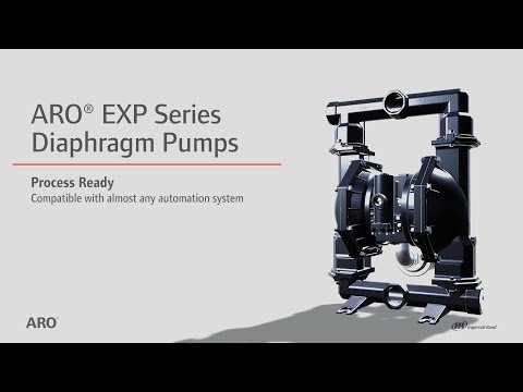 Aro-ingersoll rand polypropylene air operated diaphragm pump...