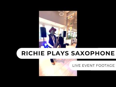 Richie Plays Saxophone - Live Footage