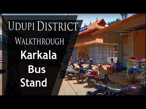Karkala Bus Stand and Mariyamma Temple | Udupi District Tour | Karkala Town Tour