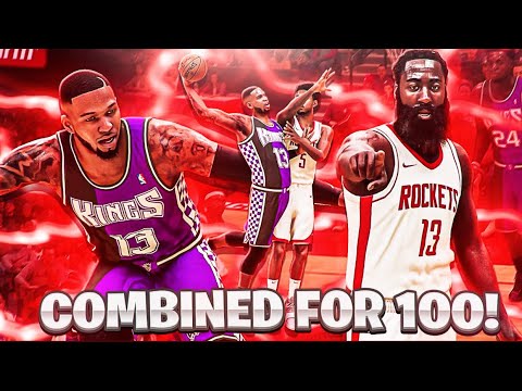 NBA 2k21 Next Gen My Career Ep 7- Harden vs Javontae 100 Points Combined!! Insane Contact Dunk