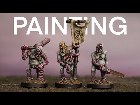 Deamons of Decay - Painting Pale Daemon Skin