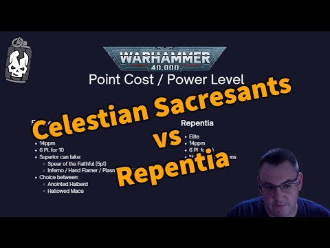 Sacresants vs Repentia (Adepta Sororitas 40k Tactics)