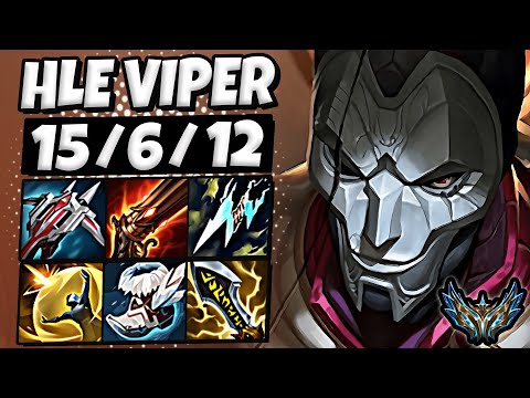 Jhin vs Jinx ADC [ HLE Viper ] Rank #1 Korea Challenger ✅
