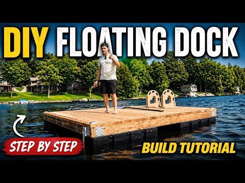 DIY 10' x 10' Floating Dock build, step by step tutorial, Dock Edge Materials