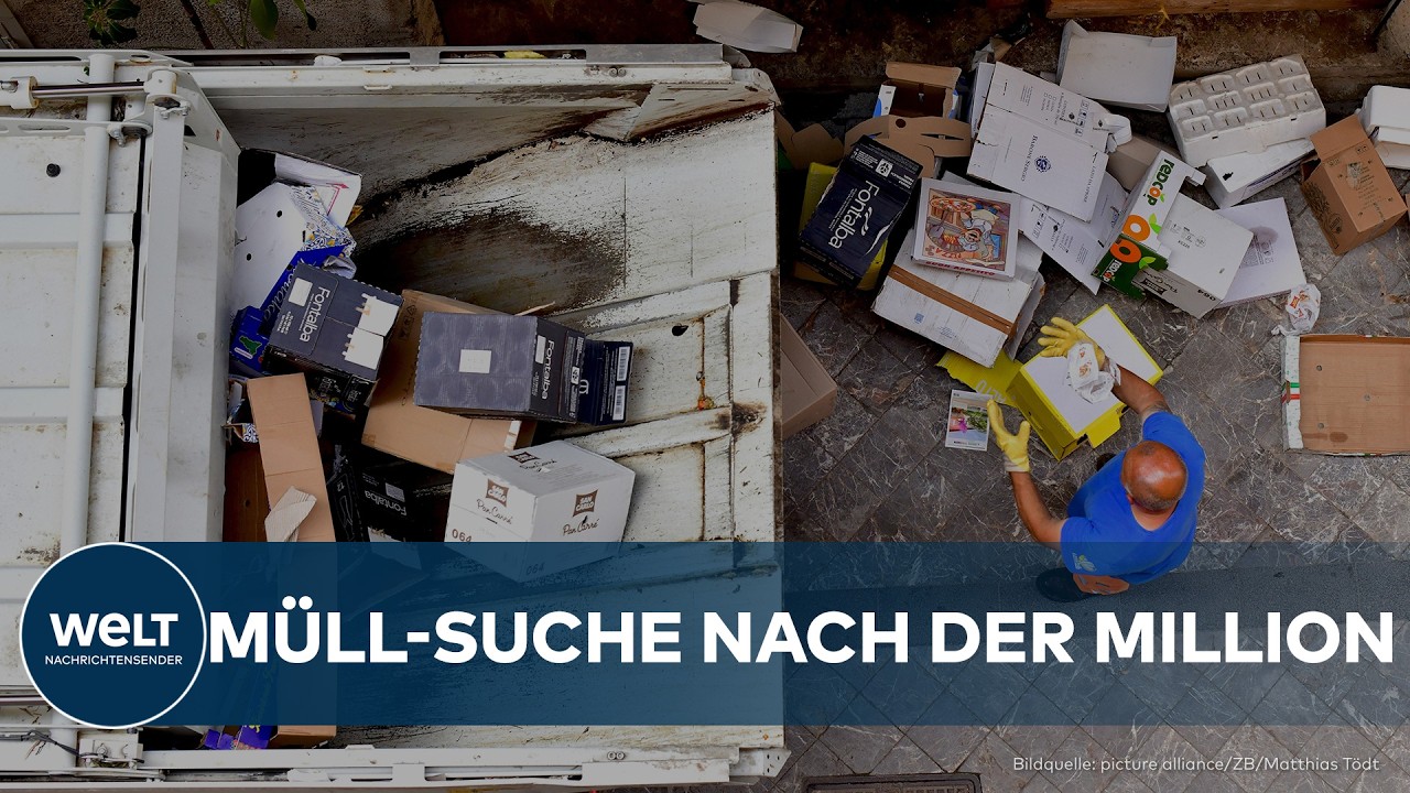 MILLIONENGEWINN IM MÜLL: Eine Million gerettet – Frau findet ihren Lottoschein zwischen dem Abfall!