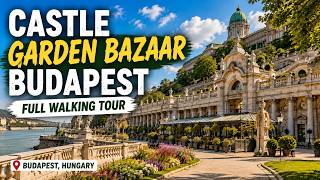 Castle Garden Bazaar in Budapest, Hungary #vlog #walkingtour #hungary #budapest 