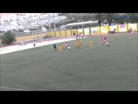 Gol de Moisés jugador del Arucas CF 10 10 2015