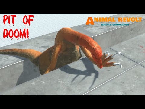 Pit of Doom, Therizinosaurus vs every unit |Animal Revolt Battle Simulator