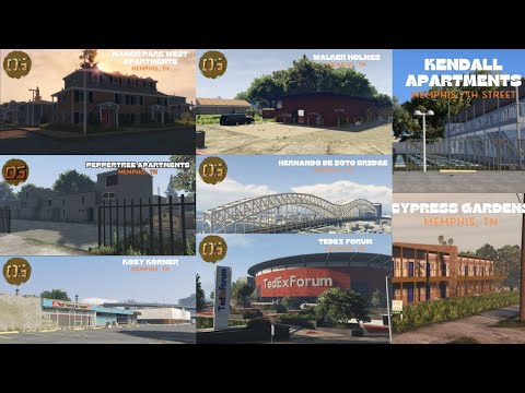 MEMPHIS V1 (SOUTHSIDE BUNDLE) FIVEM MAP