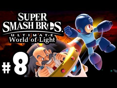 Super Smash Bros Ultimate - World of Light PART 8 - Dr. Wily, Mega Man - Switch Gameplay Walkthrough
