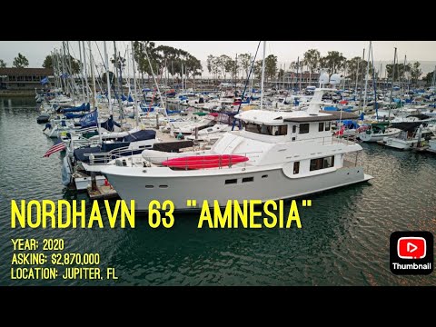 Nordhavn 63 - "Amnesia" walk through in 4k - $2,870,000