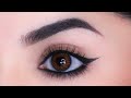 3 Steps To Apply Winged Eyeliner Like A Pro With Lakme Eyeliner Eyeliner Tutorial Chandrika