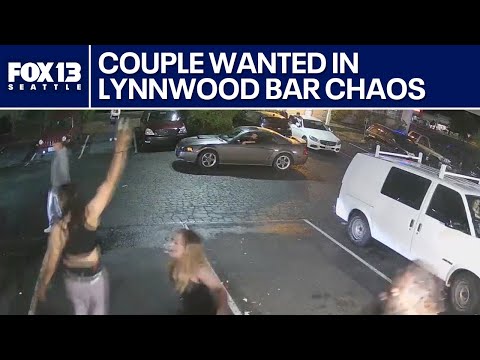 Couple wanted in Lynnwood bar fight, shots fired | FOX 13 Seattle