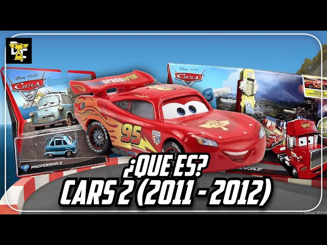 Vídeo relacionado con Cars 2 Caja regalo 5 coches metálicos de juguete, caja se transforma, juguete para niños +3 años (Mattel HFN82)