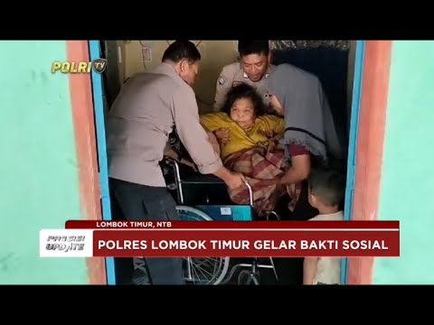 PRESISI UPDATE : POLRES LOMBOK TIMUR GELAR BAKTI SOSIAL 27/06/2024 20.00