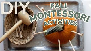 Montessori Preschool Activities for Fall