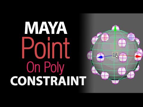 Maya Point on Poly Constraint