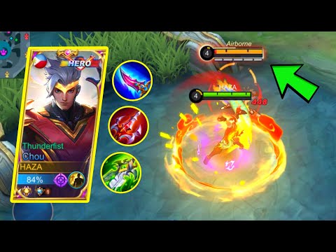 CHOU BEST BUILD 2022 + OFFLANE WITH NEW META CHOU GAMEPLAY - MLBB