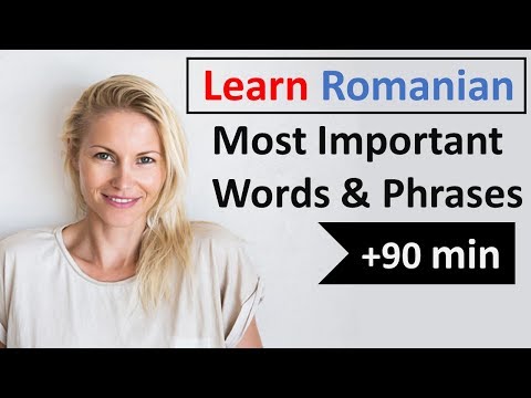 Romanian Most Common Vocabulary | 600 Words | Easy conversation
