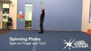 SPINNING PLATE - Spin on Finger & Turn