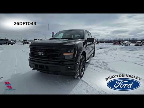 2026 Ford F-150 XLT in Black for sale at Drayton Valley Ford in Drayton Valley, AB