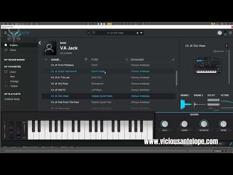 Arturia Pigments 4 Free Presets - Jack - Vicious Antelope presets walkthrough - Analog Lab V